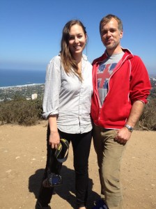 Just after the plane, happy to be on solid ground